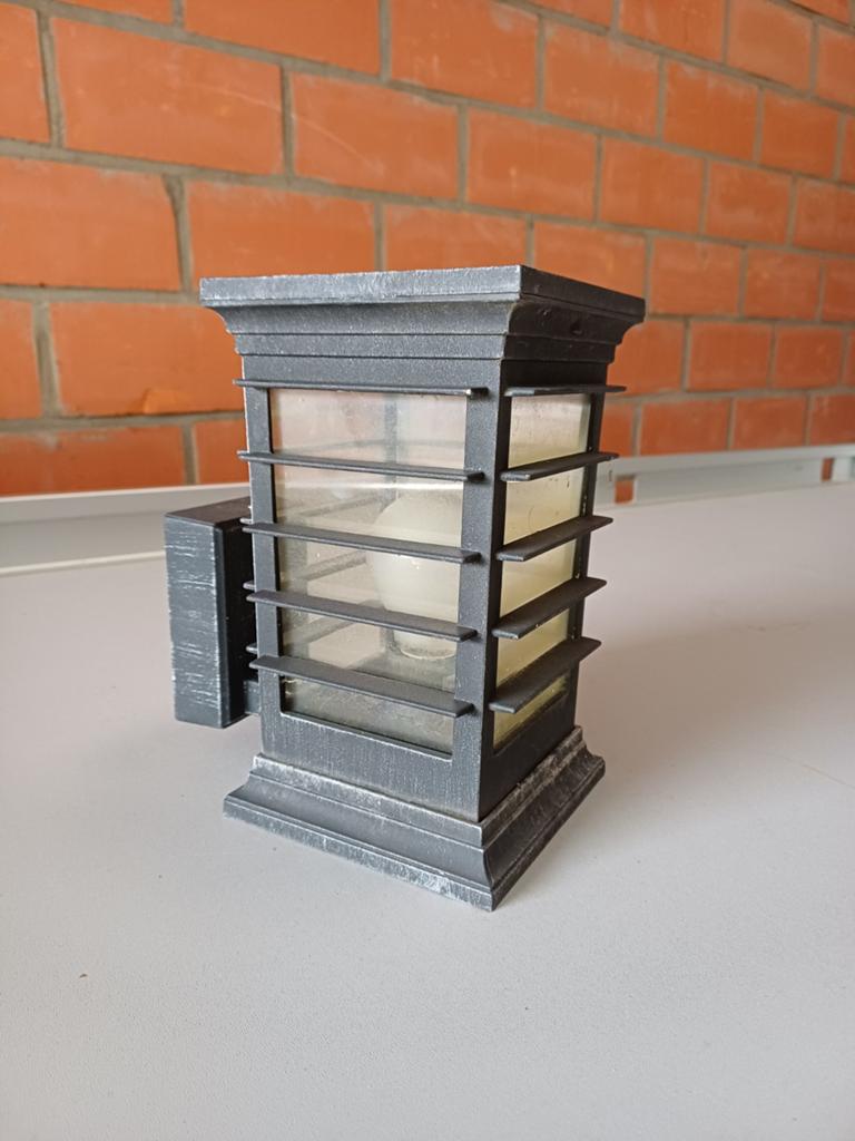 Buitenlamp, Ophalen
