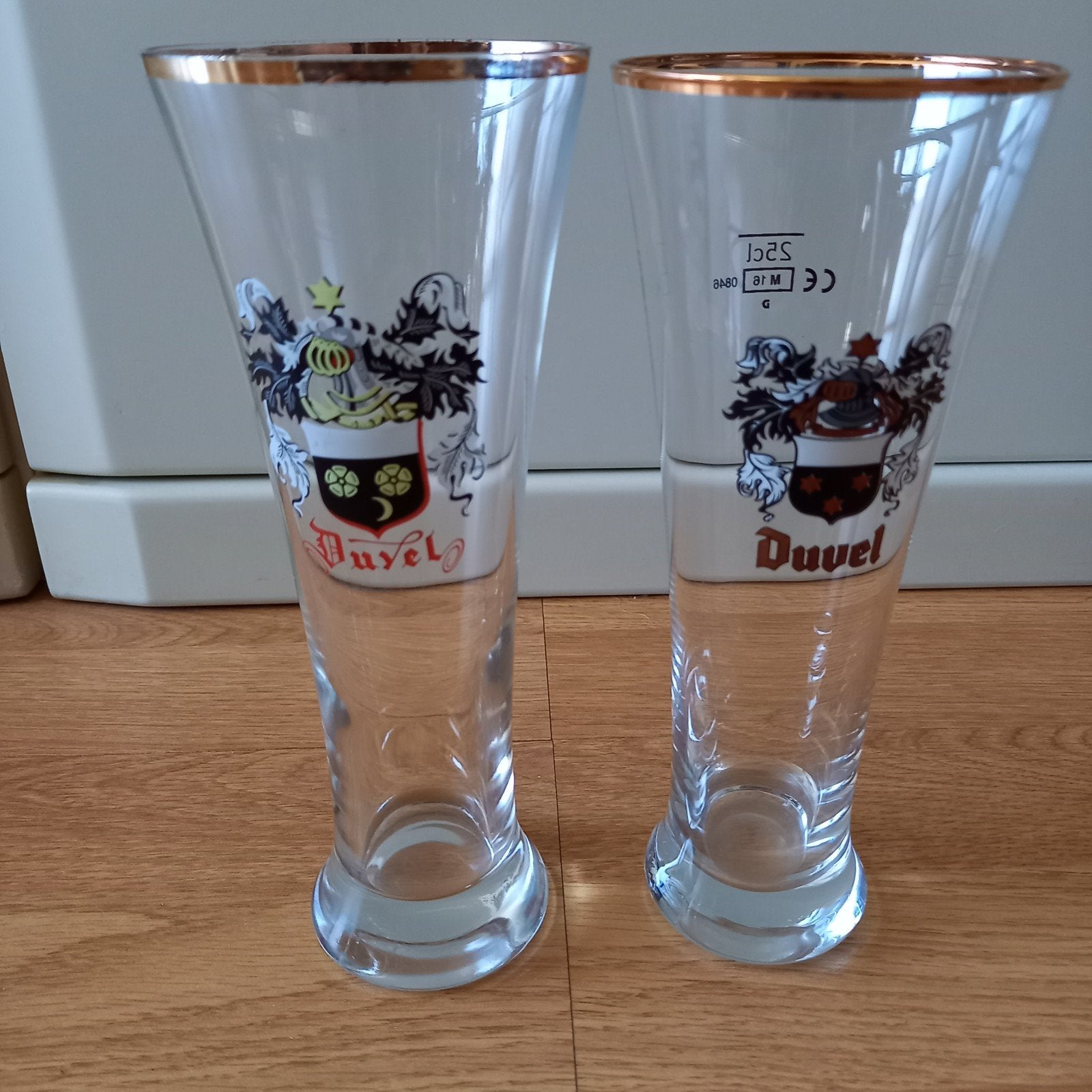 2 DUVEL PILSENER GLAZEN, Ophalen of Verzenden