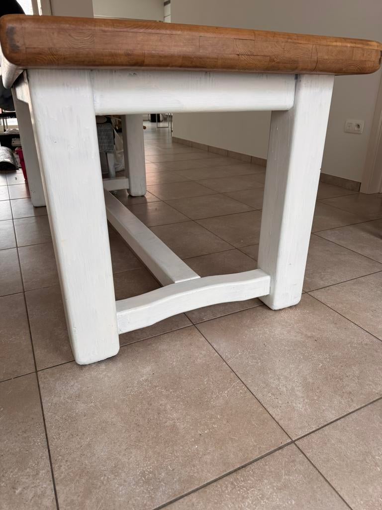 Tafel + 4 rieten stoelen, Ophalen, Gebruikt, Overige kleuren, Landelijk