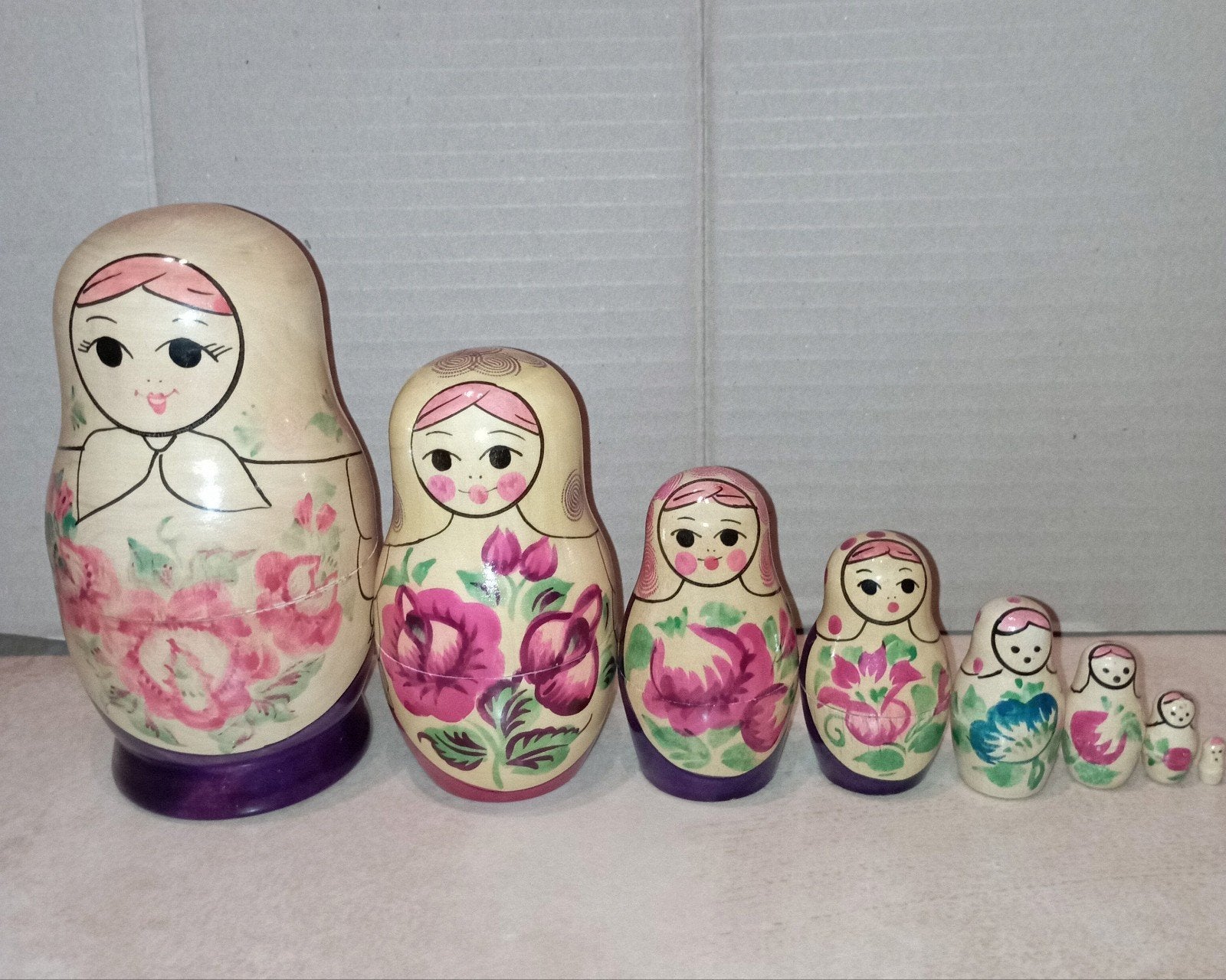 Matroesjka (8 stuks), Verzamelen, Poppetjes en Figuurtjes, Ophalen of Verzenden, Gebruikt