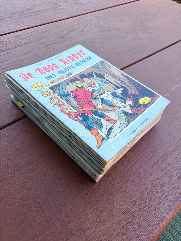23 De Rode Ridder-strips – mooi lot, Boeken, Stripverhalen, Gelezen, Meerdere stripboeken, Ophalen of Verzenden