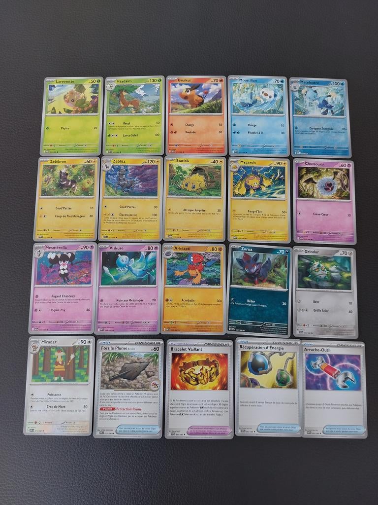 20 cartes Pokémon / WHT : Flamme blanche, Enlèvement ou Envoi, Neuf, Plusieurs cartes