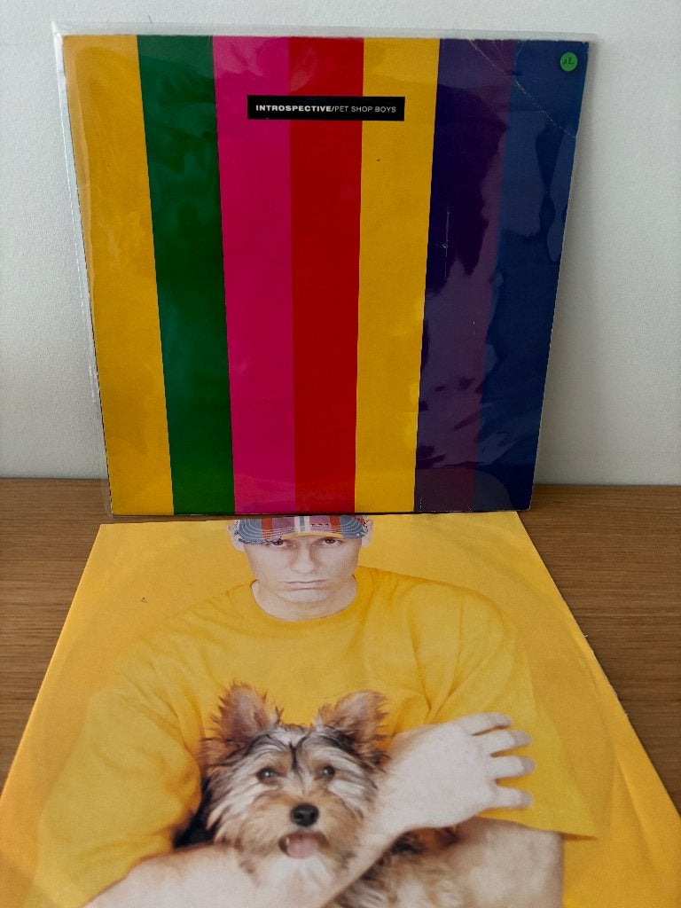 LP - Pet Shop boys - introspectif, CD & DVD, Vinyles | Pop, Avec pochette intérieure, Enlèvement ou Envoi, Utilisé, Électronique