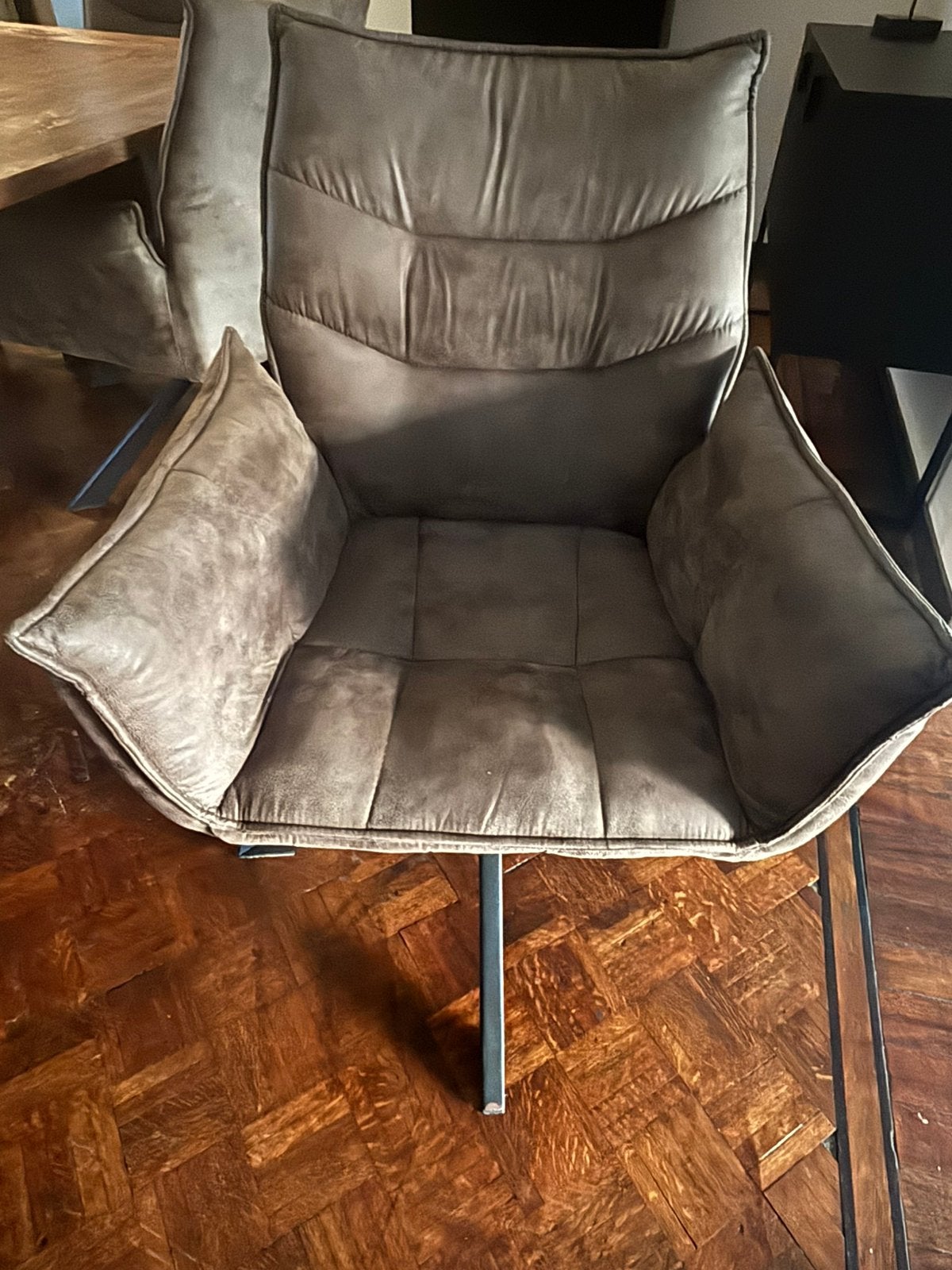 Magnifique lot de 6 chaises pivotantes, Maison & Meubles, Enlèvement, Comme neuf, Cinq, Six Chaises ou plus