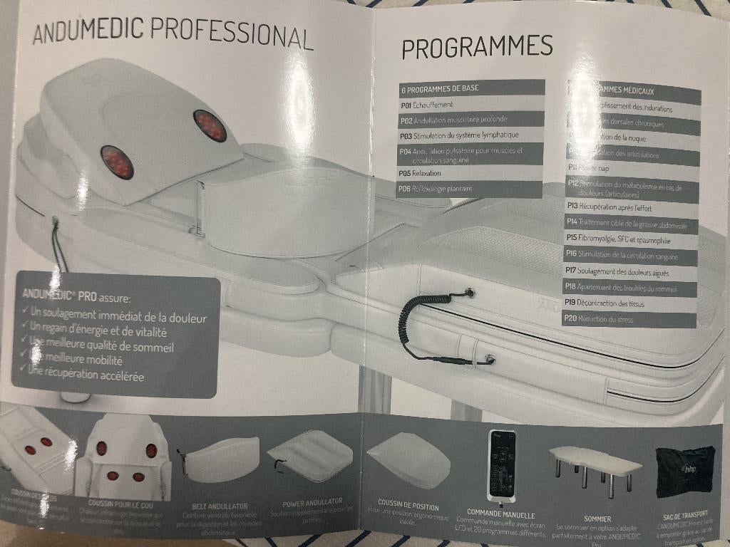 Andumedic 3 hhp Proffesionel, Articles professionnels, Enlèvement