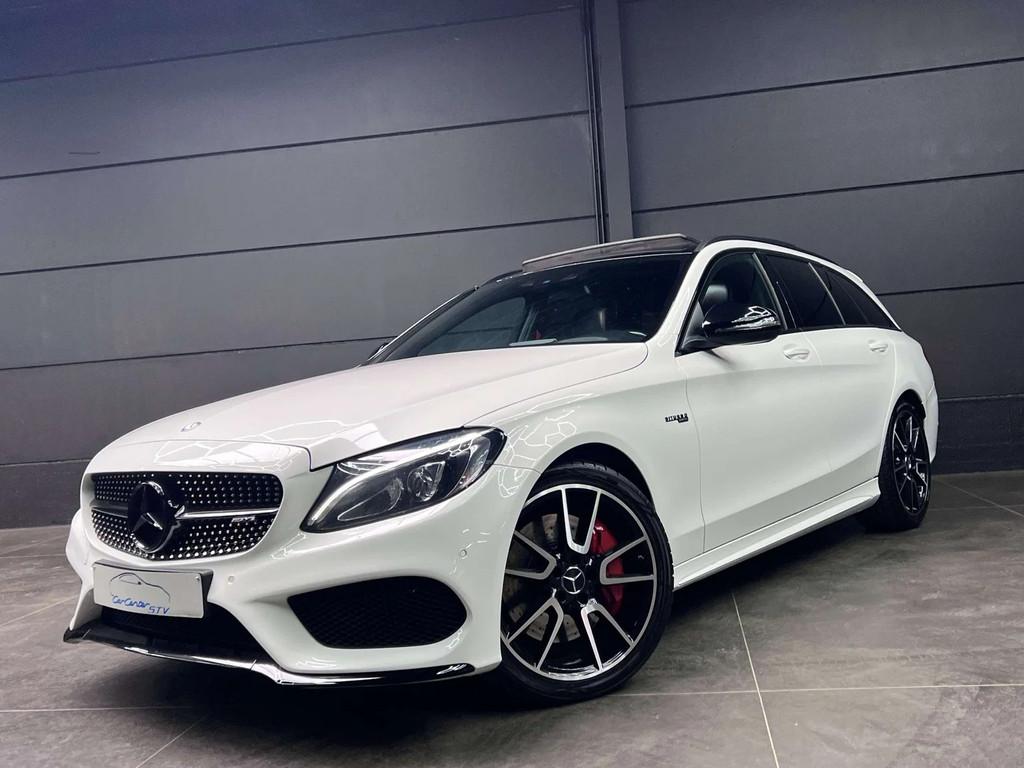 Mercedes-Benz C-CLASS 43 AMG 4Matic / Pano / Perf exhaust /, Auto's, Automaat, Gebruikt, Alcantara, 185 g/km