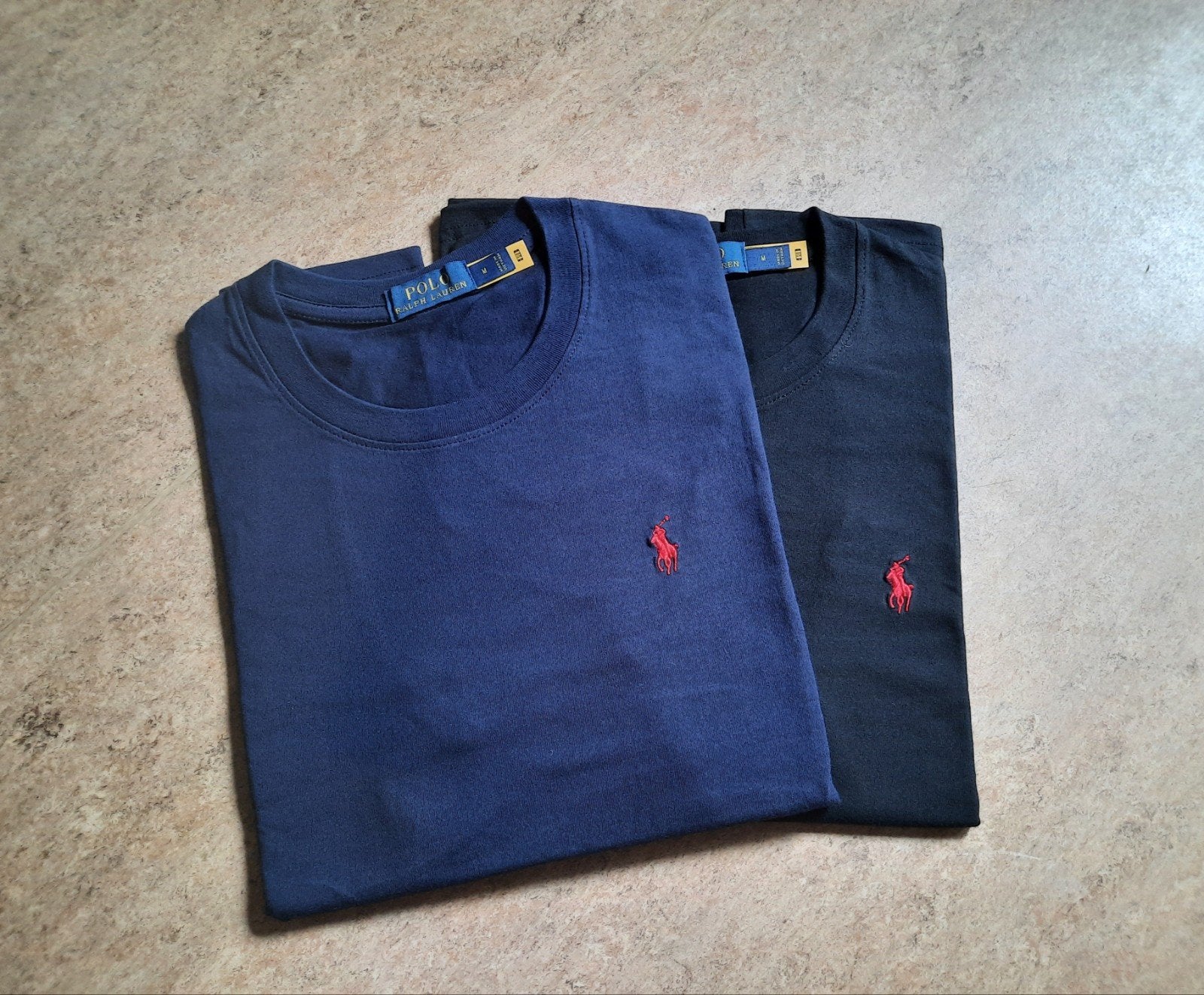 Nieuw - Polo Ralph Lauren T-shirt - maat M - Blauw / Zwart, Kleding | Heren, T-shirts, Ophalen, Nieuw, Polo Ralph Lauren, Maat 48/50 (M)