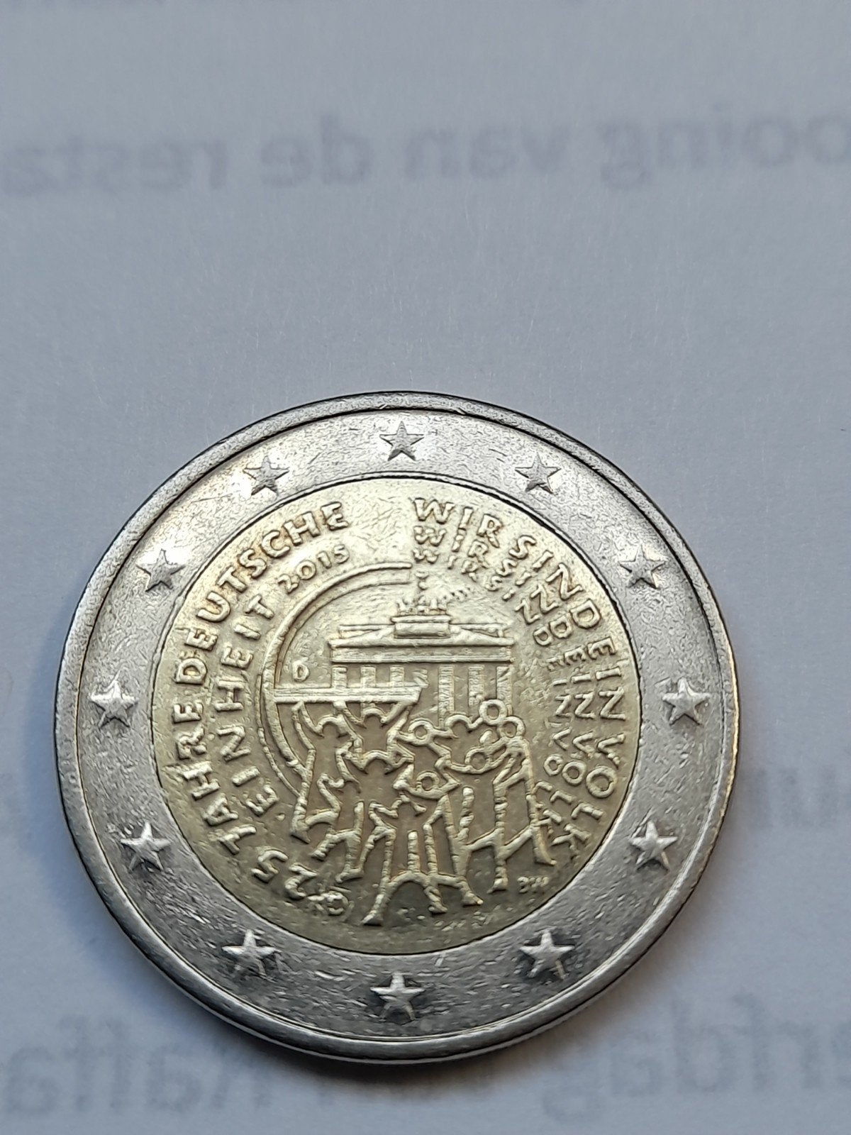 Pièce commémorative de 2 euros Allemagne 2015 lettre D, Timbres & Monnaies, Enlèvement ou Envoi, Allemagne, 2 euros