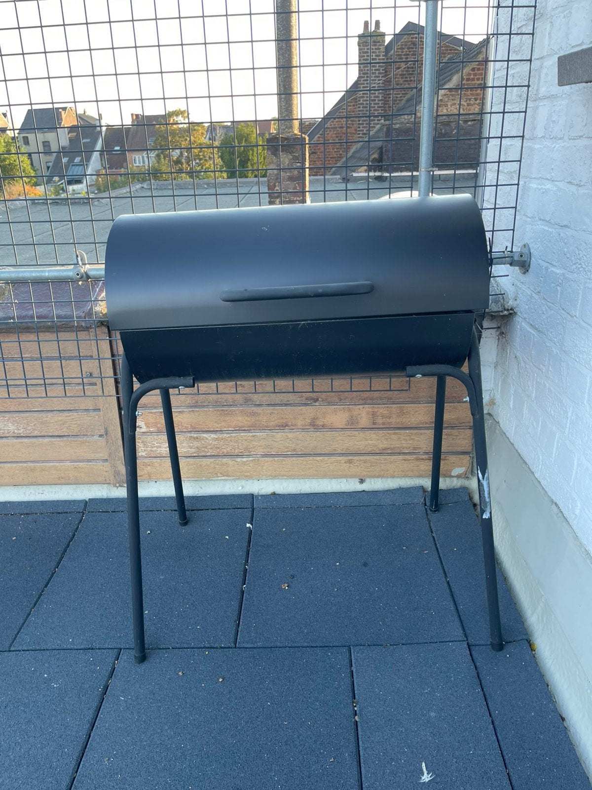 Zwarte BBQ-barbecue, Tuin en Terras, Houtskoolbarbecues, Ophalen, Nieuw