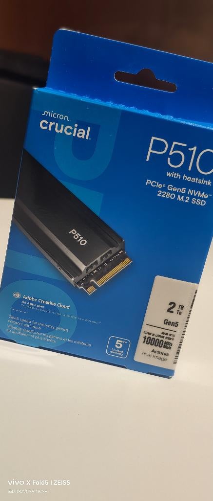 NVME 2TB PCIe 5.0 SSD te koop, Computers en Software, Intern, 2TB, Console, SSD