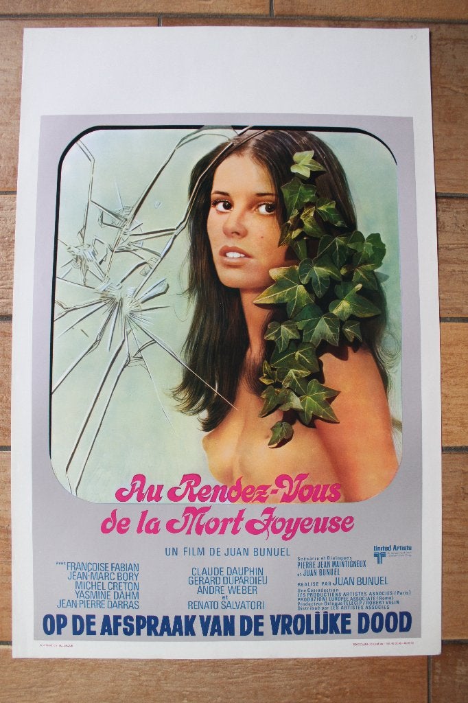 filmaffiche Au Rendez-vous de la mort joyeuse filmposter, Verzamelen, Rechthoekig Staand, Ophalen of Verzenden, Zo goed als nieuw
