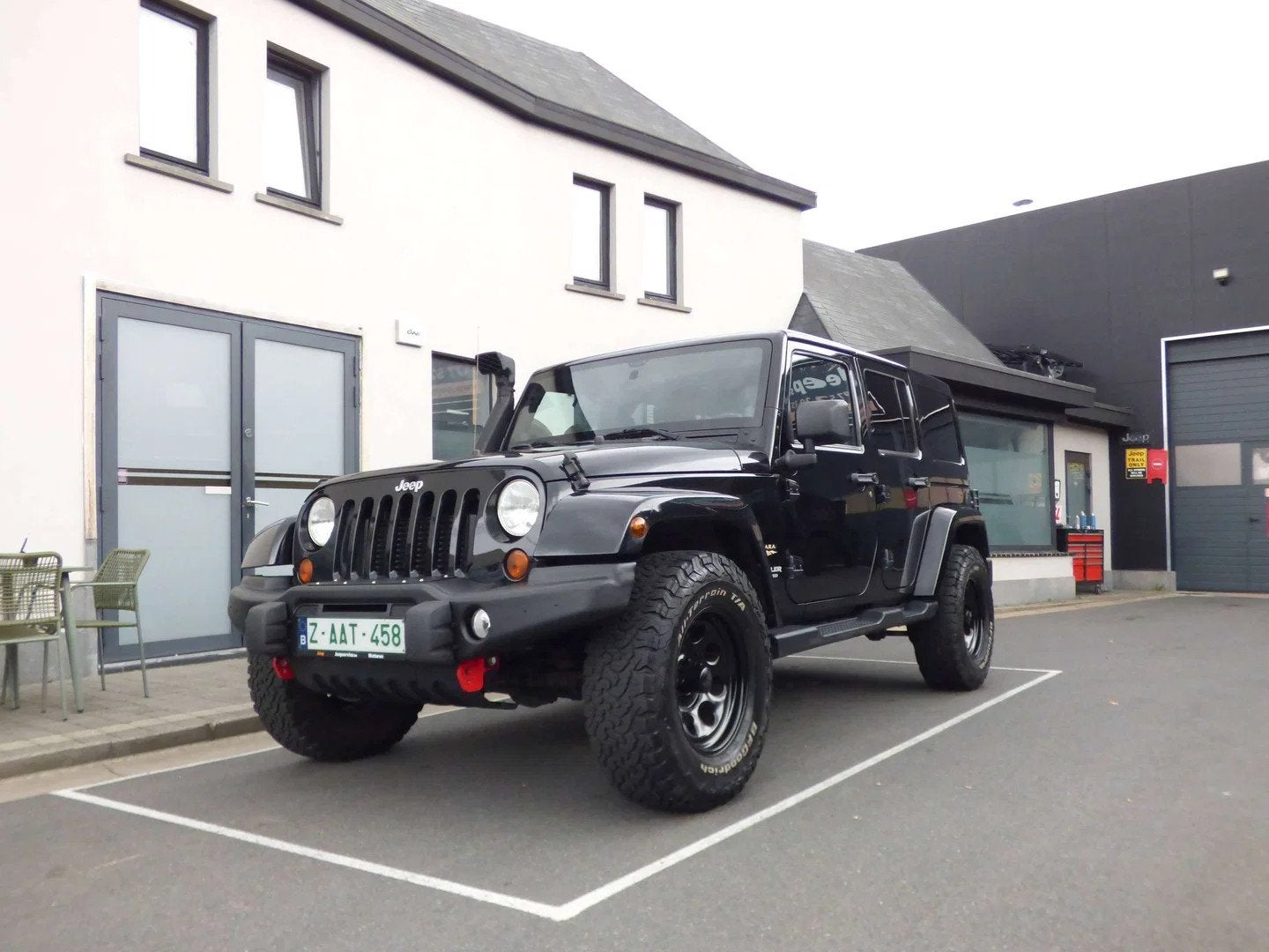 Jeep Wrangler Wrangler 2.8 CRD Sahara Black/black (bj 2012), Auto's, Automaat, Gebruikt, Zwart, 4 cilinders
