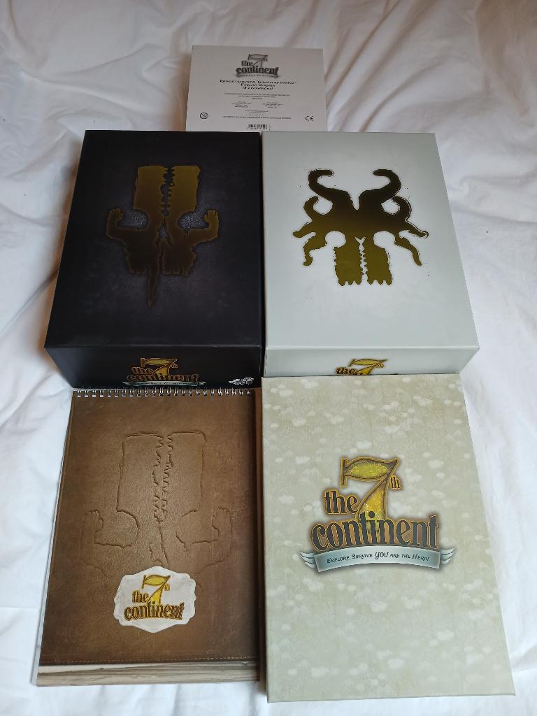 THE 7th CONTINENT + What Goes Up, Must Come Down Kickstarter, Hobby en Vrije tijd, Gezelschapsspellen | Bordspellen, Ophalen, Zo goed als nieuw