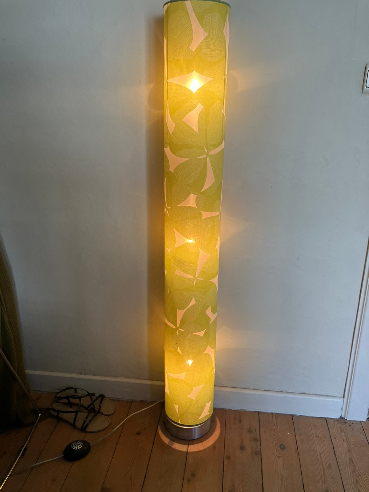 Belid design staanlamp, Huis en Inrichting, Lampen | Vloerlampen, Gebruikt, 100 tot 150 cm, Metaal, Ophalen of Verzenden