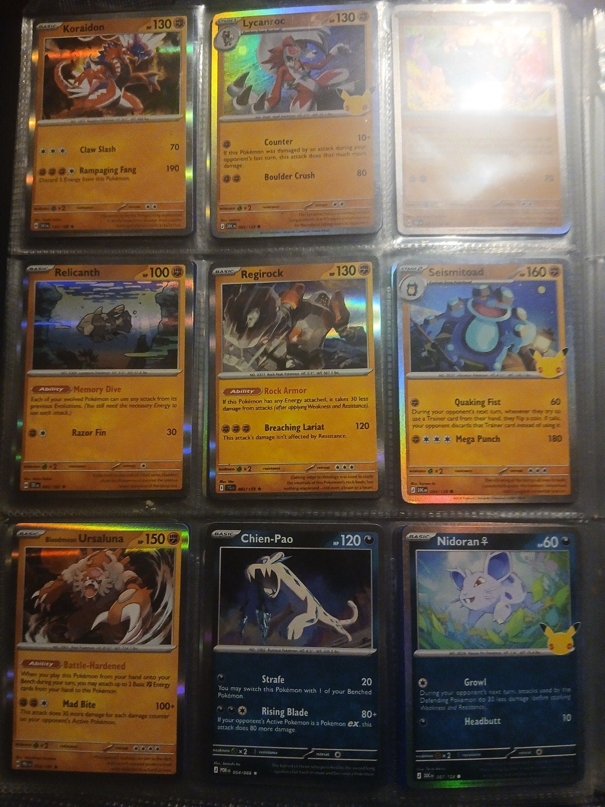 9 pokémon holo´s kaarten, Ophalen of Verzenden, Nieuw, Meerdere kaarten, Foil
