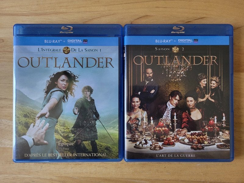 Blu-Ray Outlander saisons 1 & 2, Anglais, Série, Comme neuf, Blu-ray