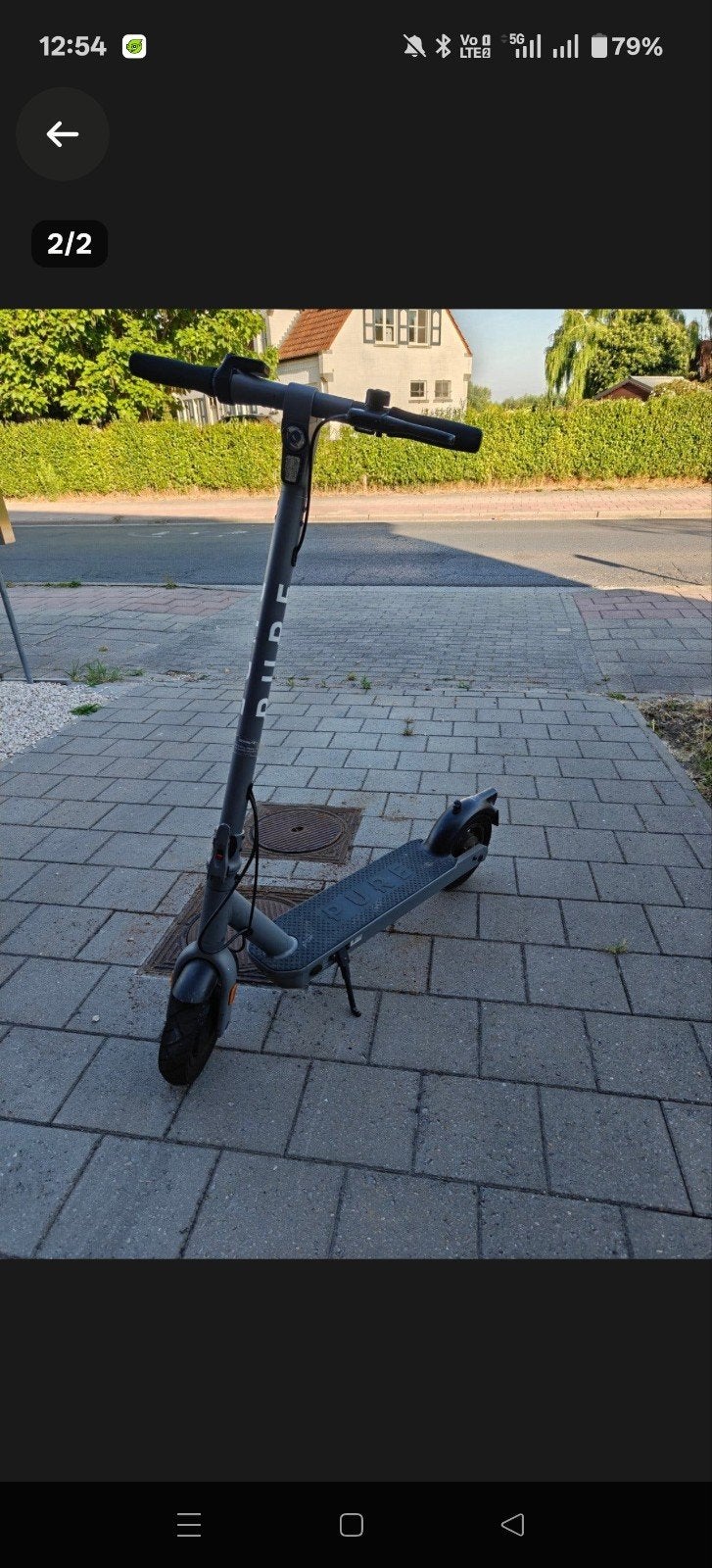 pure 3 electrische step 25 k'ph rubber luchtband, Fietsen en Brommers, Ophalen