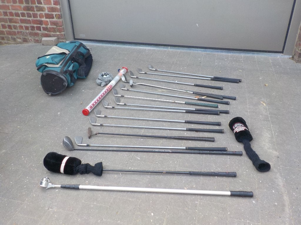 Golfset : golfzak / clubs / ballen ...., Ophalen, Tas