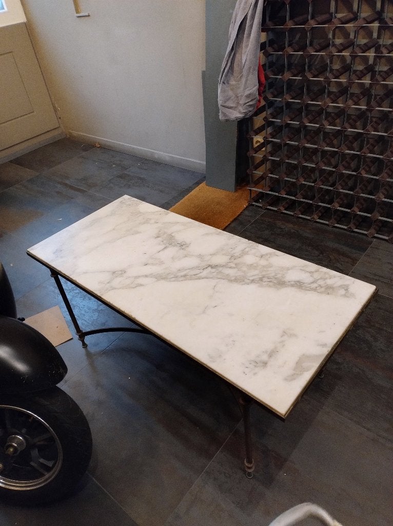 vintage franse salontafel, Ophalen