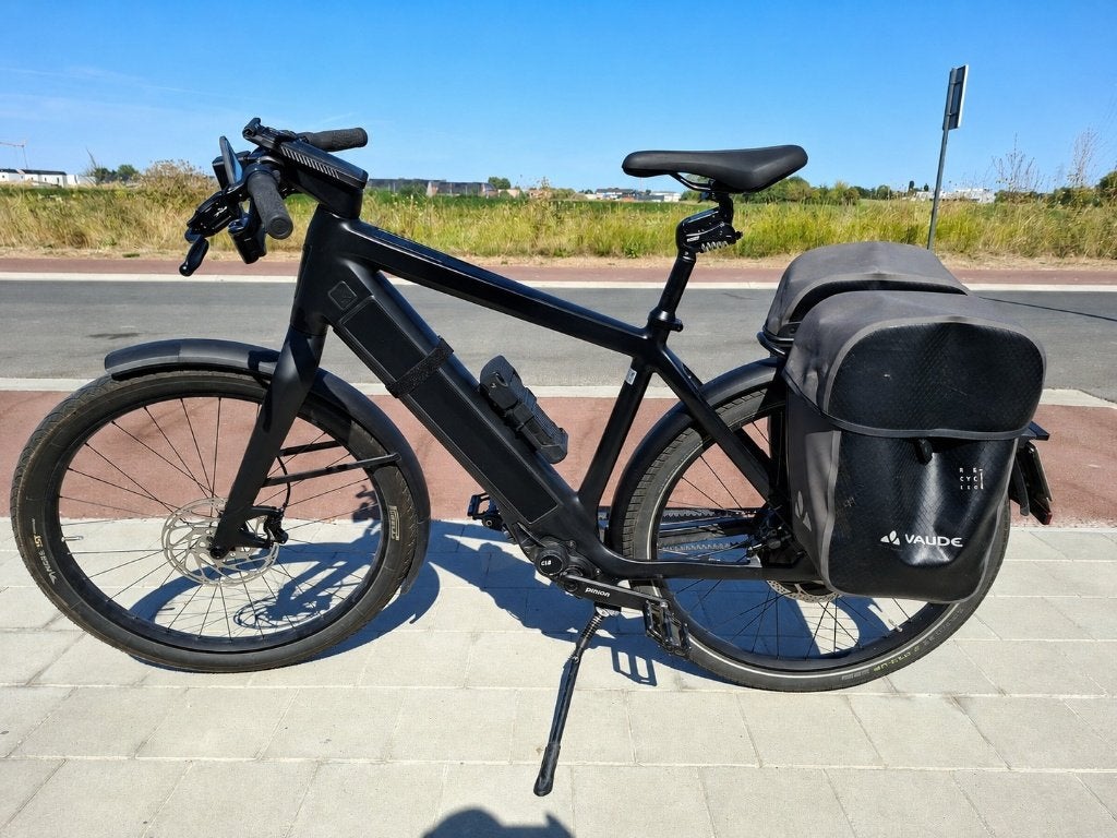 Stromer ST3 Pinion Sport Black - maat L - 2023, 50 km par batterie ou plus, Utilisé, Stromer, Enlèvement