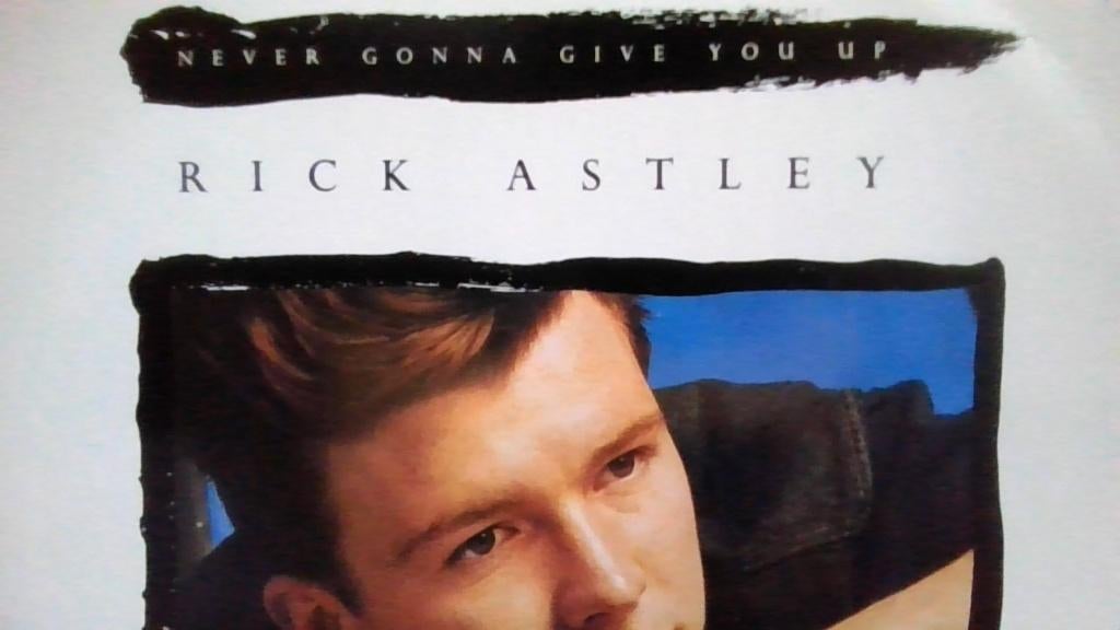 RICK ASTLEY " NEVER GONNA GIVE YOU UP ", Ophalen of Verzenden, Zo goed als nieuw, 12 inch, Dance Populair