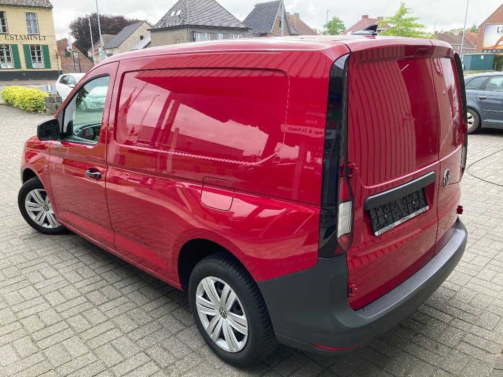Caddy 114TSI -AUTOMATIC -Cargo léger -GPS -BT -Cruise -Park, Rouge, Achat, Entreprise, Volkswagen