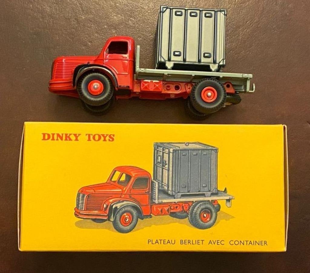 ATLAS-DINKY TOYS - 1:43 - camion porte-conteneurs Berliet, Enlèvement ou Envoi, Neuf, Dinky Toys