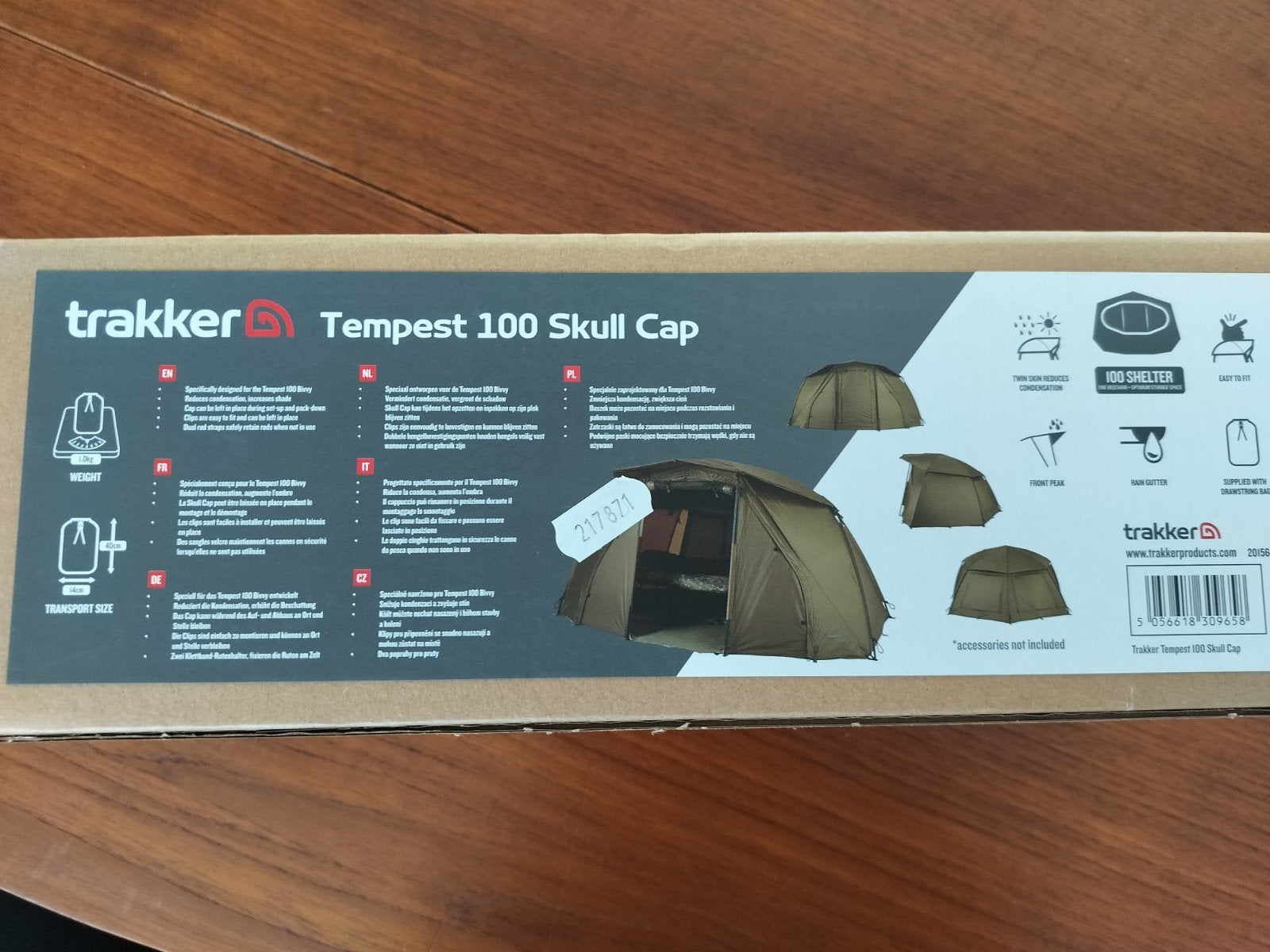 Trakker Tempest skull cap, Watersport en Boten, Ophalen of Verzenden