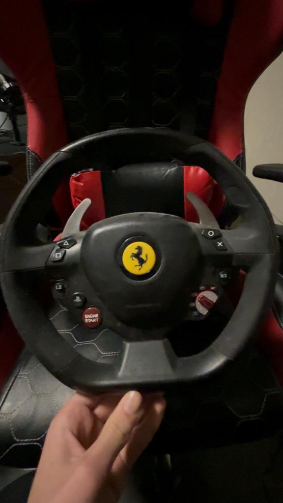 Volant ferrari, Enlèvement, Utilisé