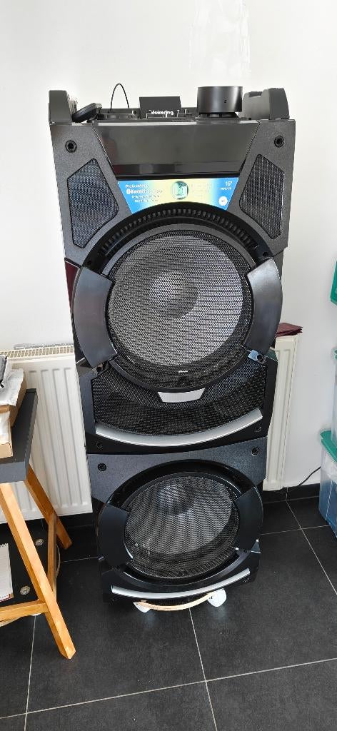 Enceinte bluetooth Pickering 1500w!!, Enlèvement, Utilisé, 120 watts ou plus, Autres types