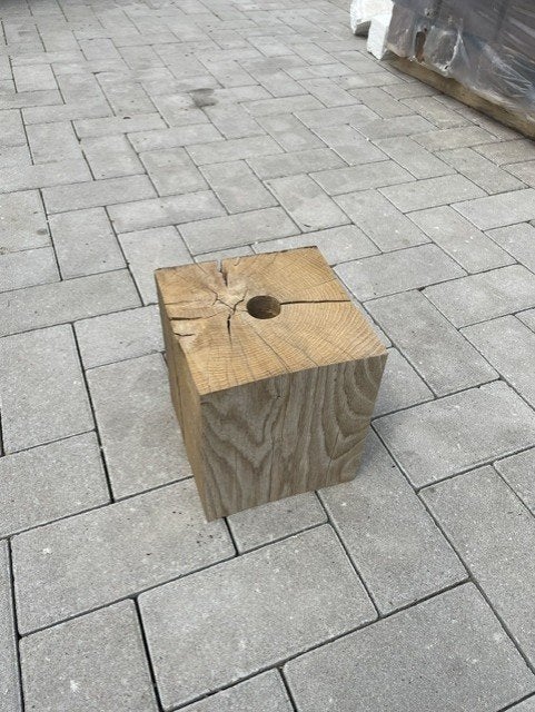 Eikenhouten blok, Enlèvement, Utilisé