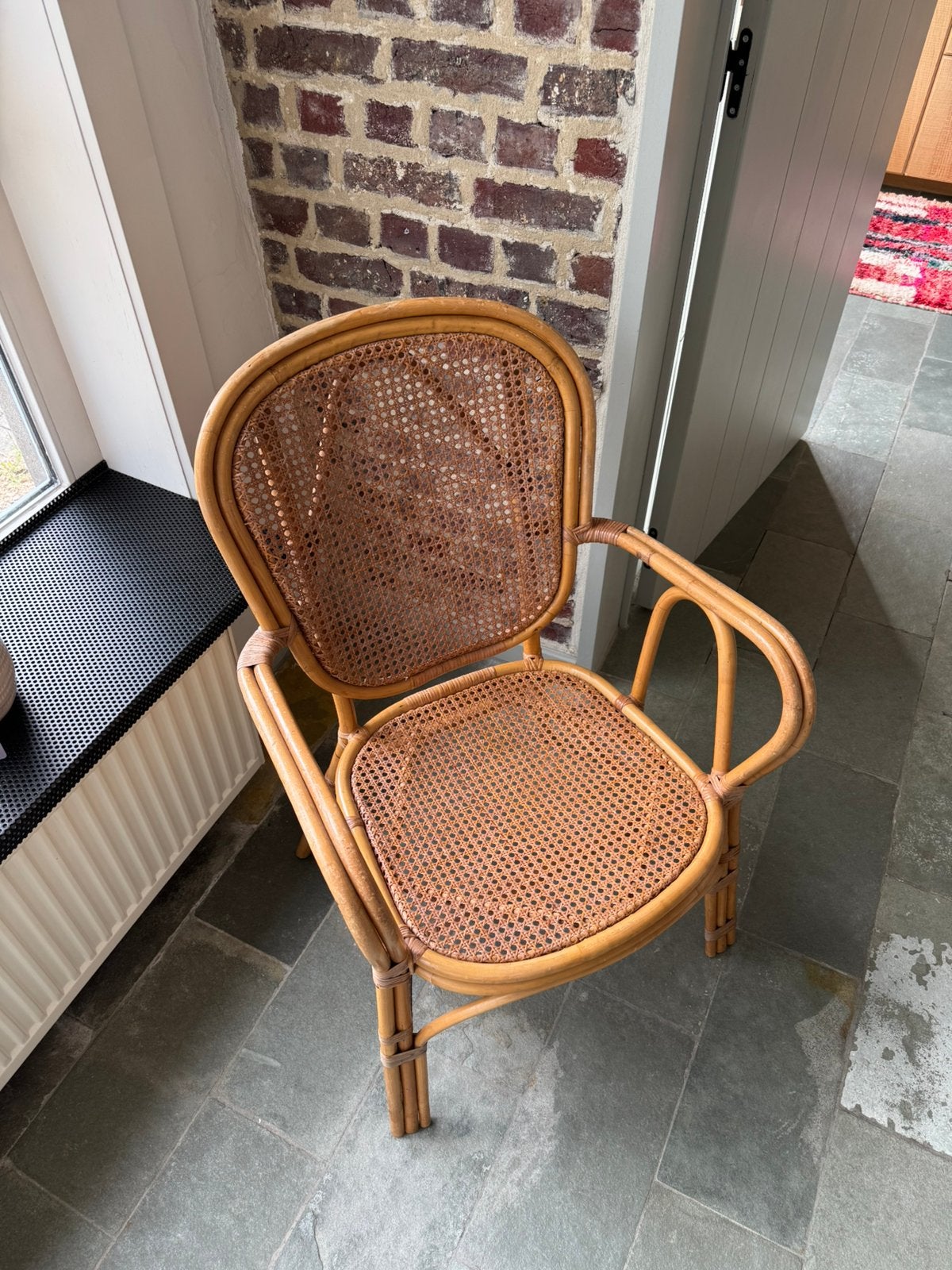 Rotan stoel, Ophalen, Zo goed als nieuw