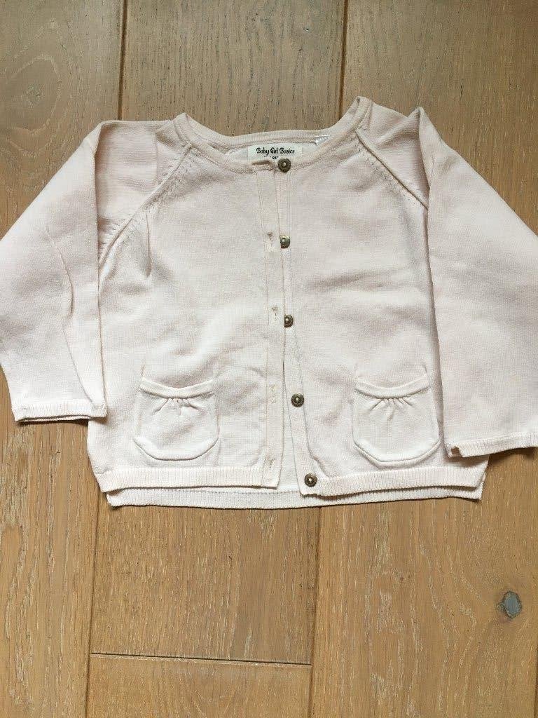 Gilet licht roos zara maat 80 /86, Kinderen en Baby's, Meisje, Ophalen of Verzenden, Zo goed als nieuw, Zara