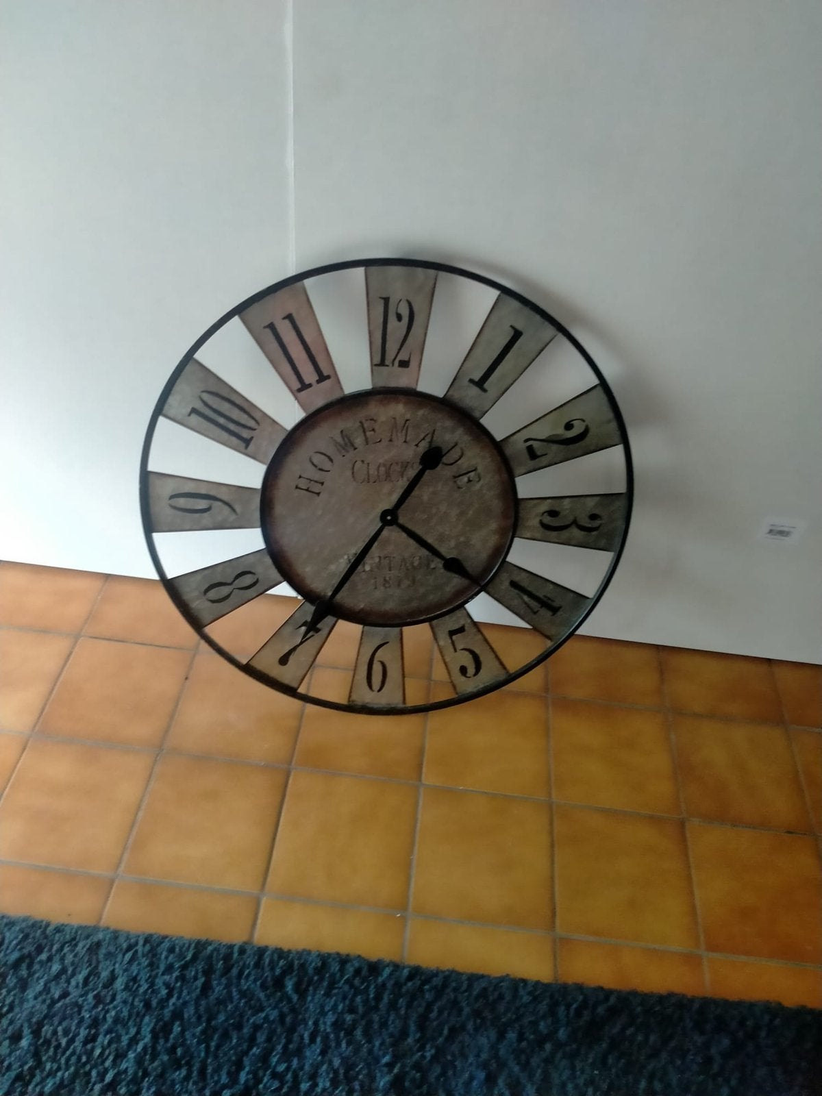 Vintage muurklok, Huis en Inrichting, Woonaccessoires | Klokken, Vintage, Ophalen of Verzenden, Zo goed als nieuw
