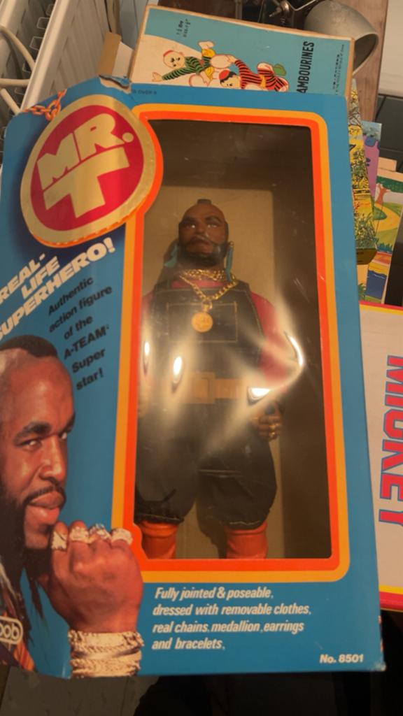 The A-team mr.T action figure, Verzamelen, Poppetjes en Figuurtjes, Ophalen, Gebruikt
