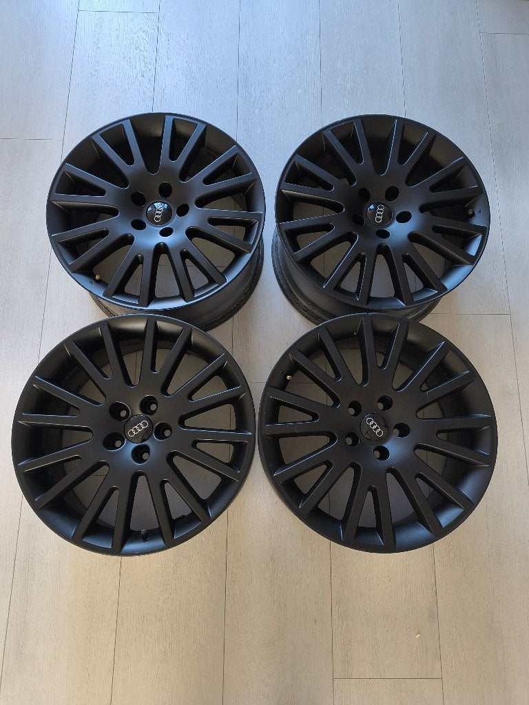 Vw velgen 18 inch 5x112 Audi velgen zwart a3 a4 a6 tt q3 q2, Enlèvement, Utilisé, Audi