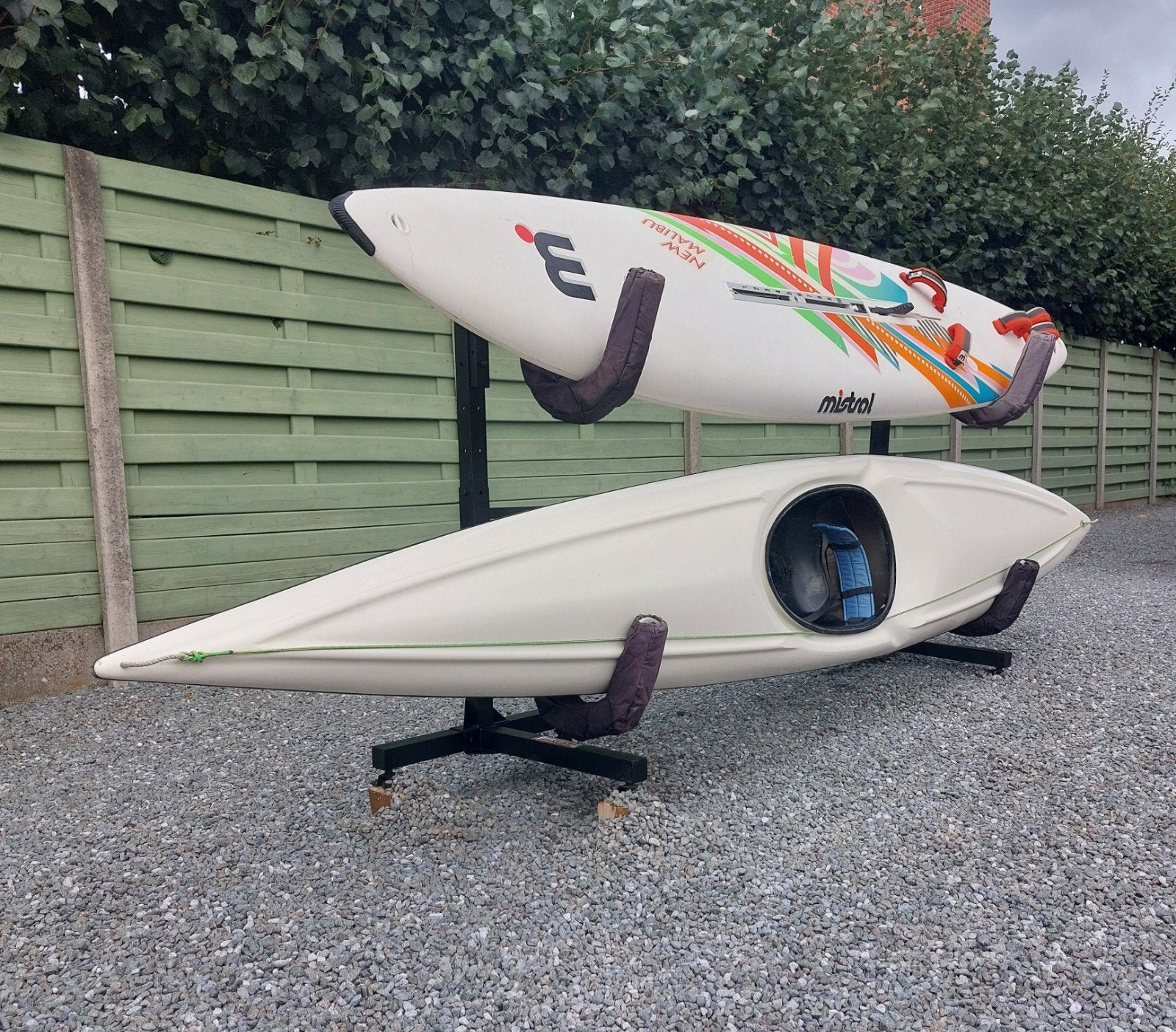 Kayak - SUP - Surfplank - masten opbergsysteem heavy duty, Watersport en Boten, Ophalen, Gebruikt