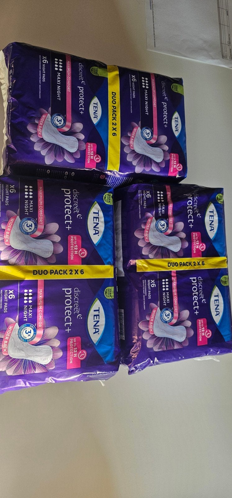 6x6 Tena discreet Night Pads, Handtassen en Accessoires, Ophalen of Verzenden, Nieuw, Overige typen