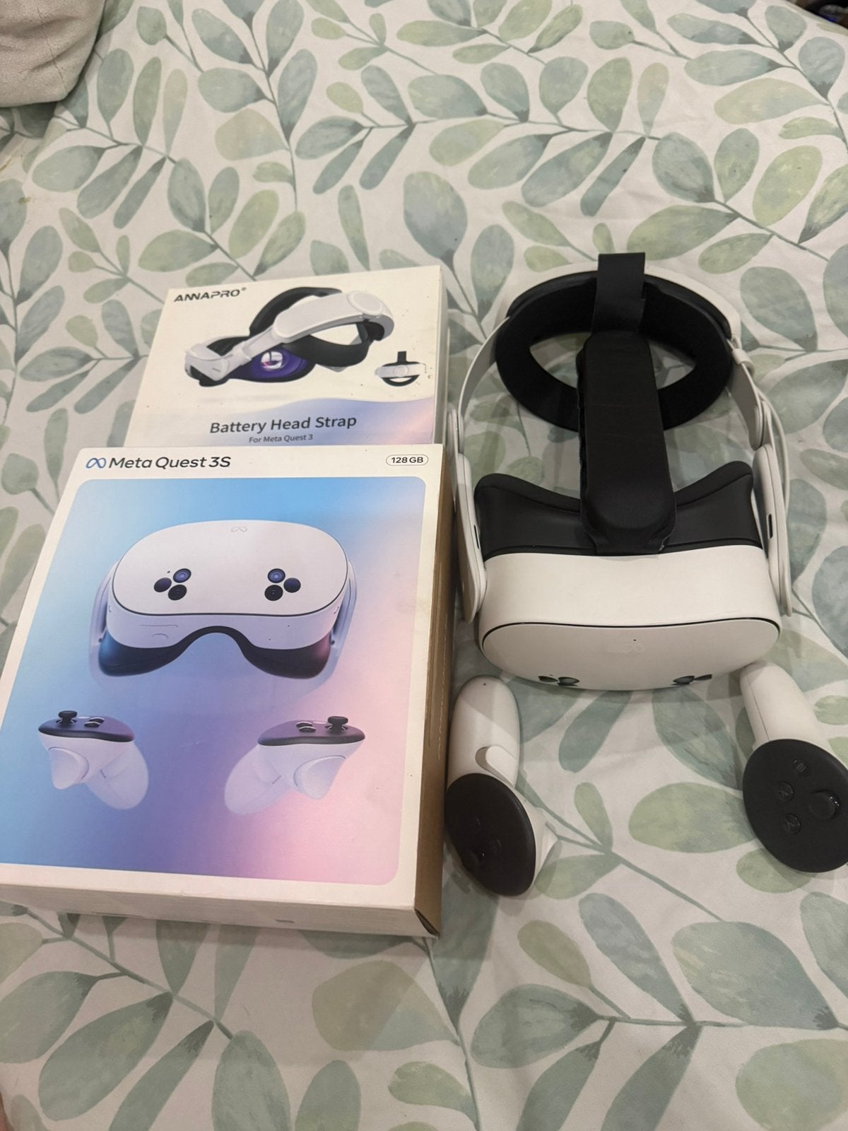 Casque Meta Quest 3S + batterie supplémentaire., Enlèvement, Comme neuf