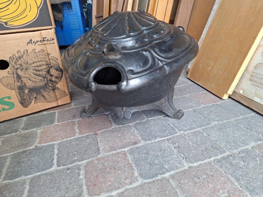 Gietijzeren kolenbak, Antiek en Kunst, Curiosa en Brocante, Ophalen
