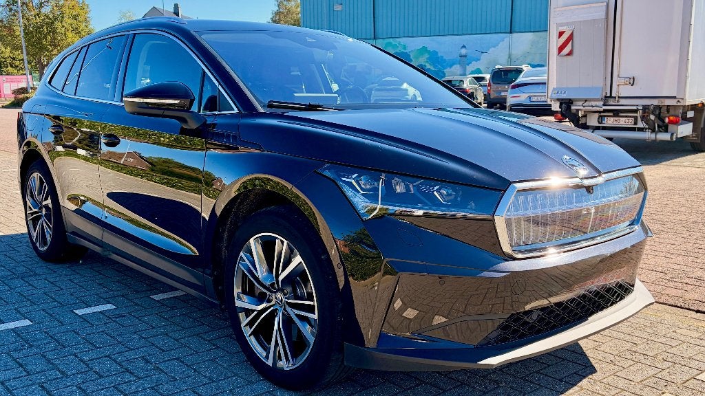 Skoda Enyaq iV80 - Full option - Ultra Pakket, Auto's, Automaat, Dealer onderhouden, Achterwielaandrijving, Zwart