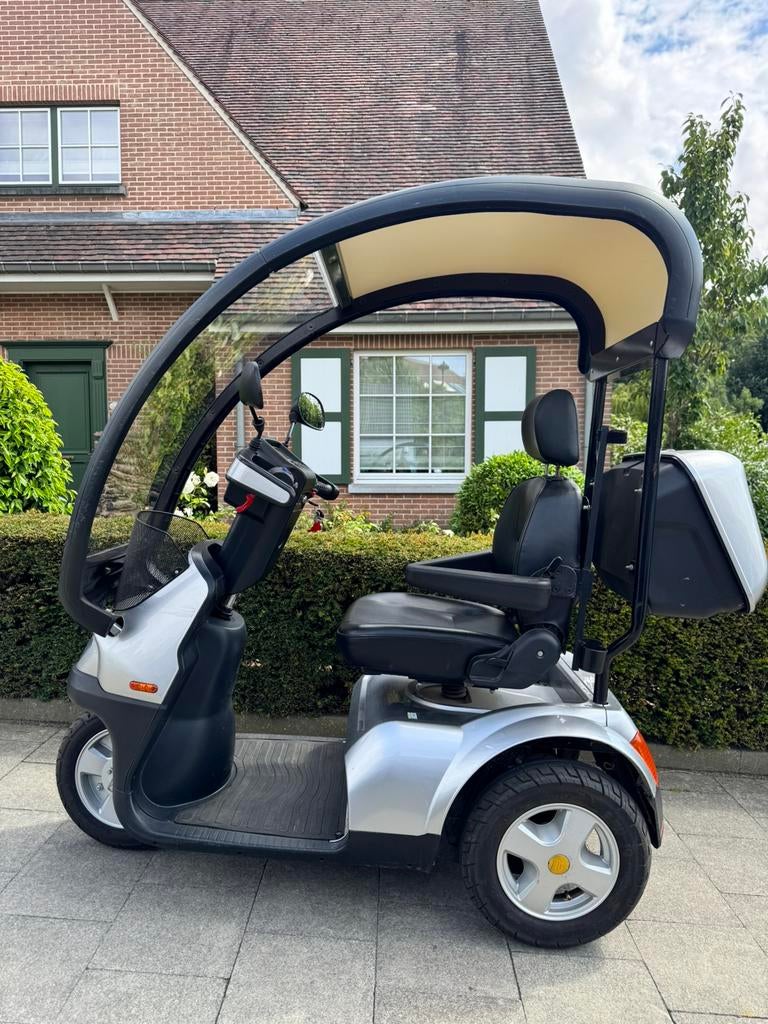 Overdekte Scootmobiel Afiscooter S eleltrische scooter, Ophalen of Verzenden, Inklapbaar, Zo goed als nieuw, Elektrische rolstoel