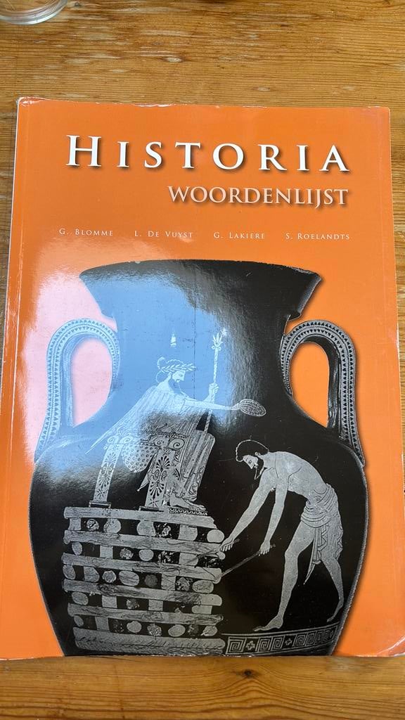 Historia woordenlijst - Steven Roelandts - WB, Boeken, Schoolboeken, Ophalen of Verzenden, Nederlands, Steven Roelandts