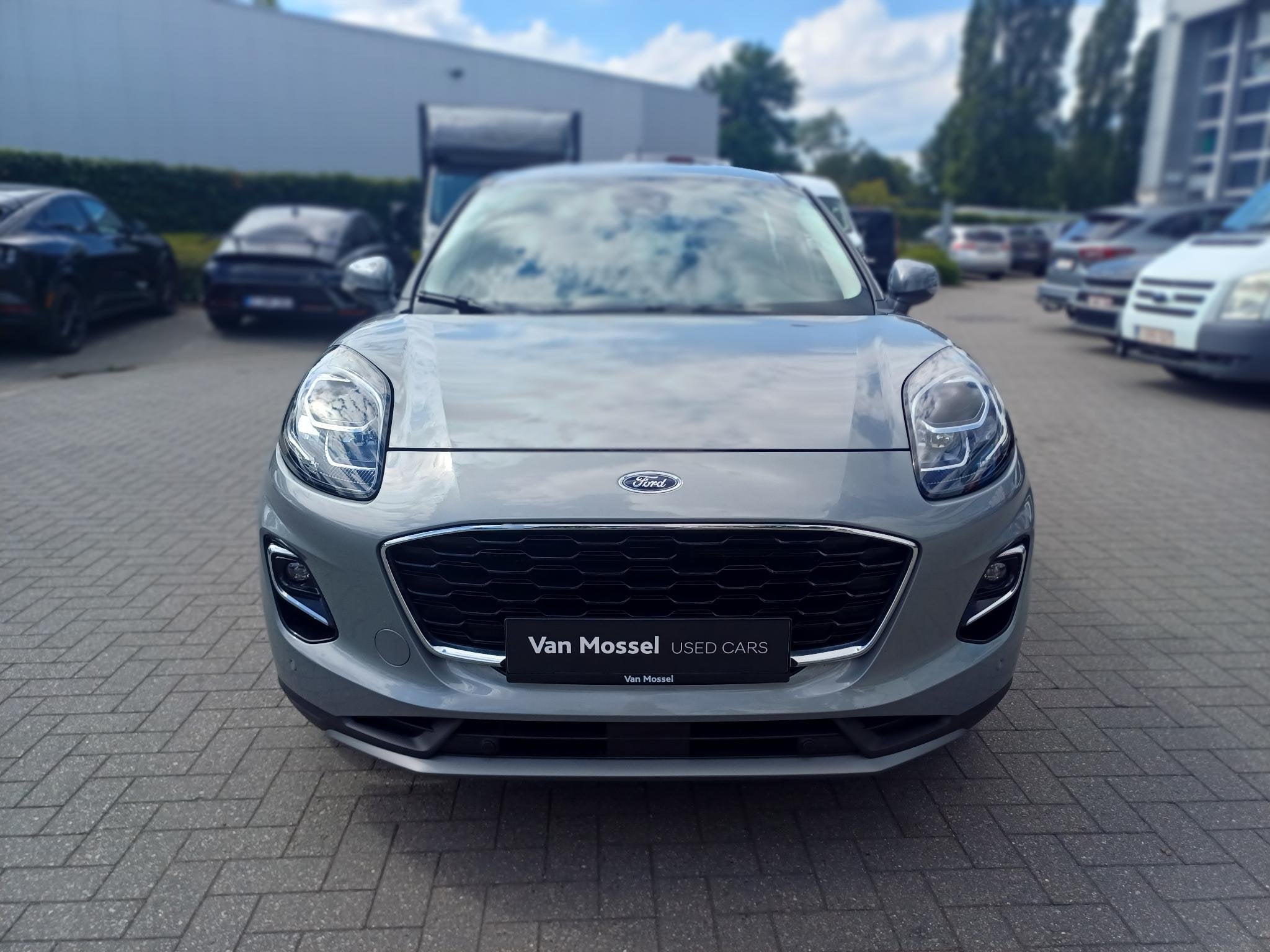 Ford Puma 1.0i Ecoboost MHEV 92kW Aut. Titanium X, Auto diversen, Automaat, 1000 cc, Zilver of Grijs, Benzine