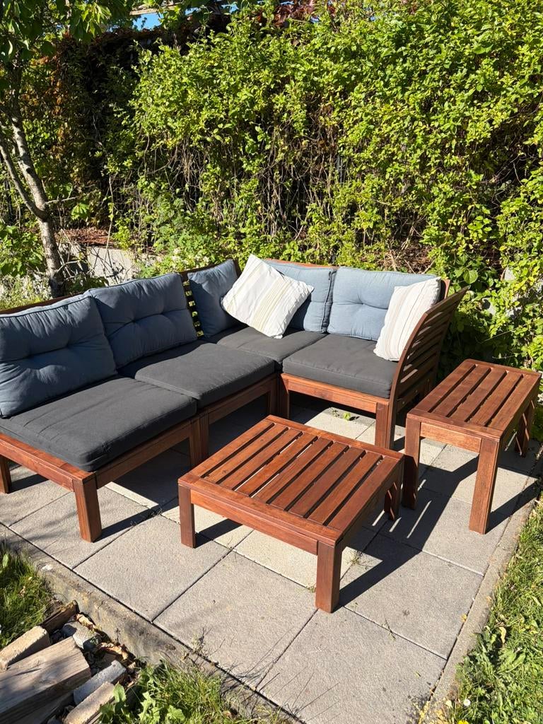 Salon de Jardin / Loungeset, Salons de jardin, Comme neuf, Bois, Enlèvement
