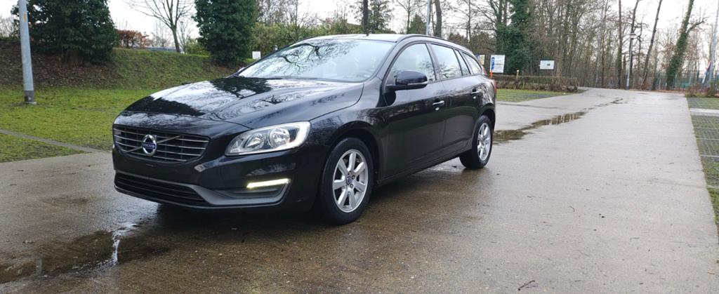Volvo V60 1.6 D2 Bj.2014 Met 184.000 Km., Auto's, Volvo, Voorwielaandrijving, Testrit aan huis, Stof, Blauw