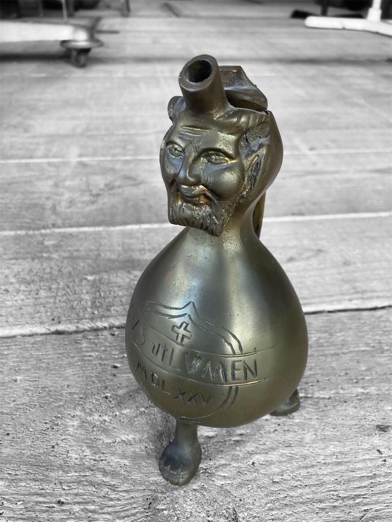 Bronzen aquamanille in renaissance stijl, Antiquités & Art, Antiquités | Bronze & Cuivre, Bronze, Enlèvement ou Envoi