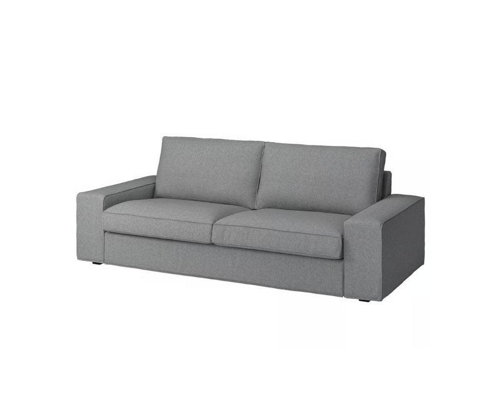 KIVIK 3-zitzetel - Tibbleby Grijs te koop!, Huis en Inrichting, Zetels | Zetels, Gebruikt, Rechte bank, Driepersoons, 200 tot 250 cm