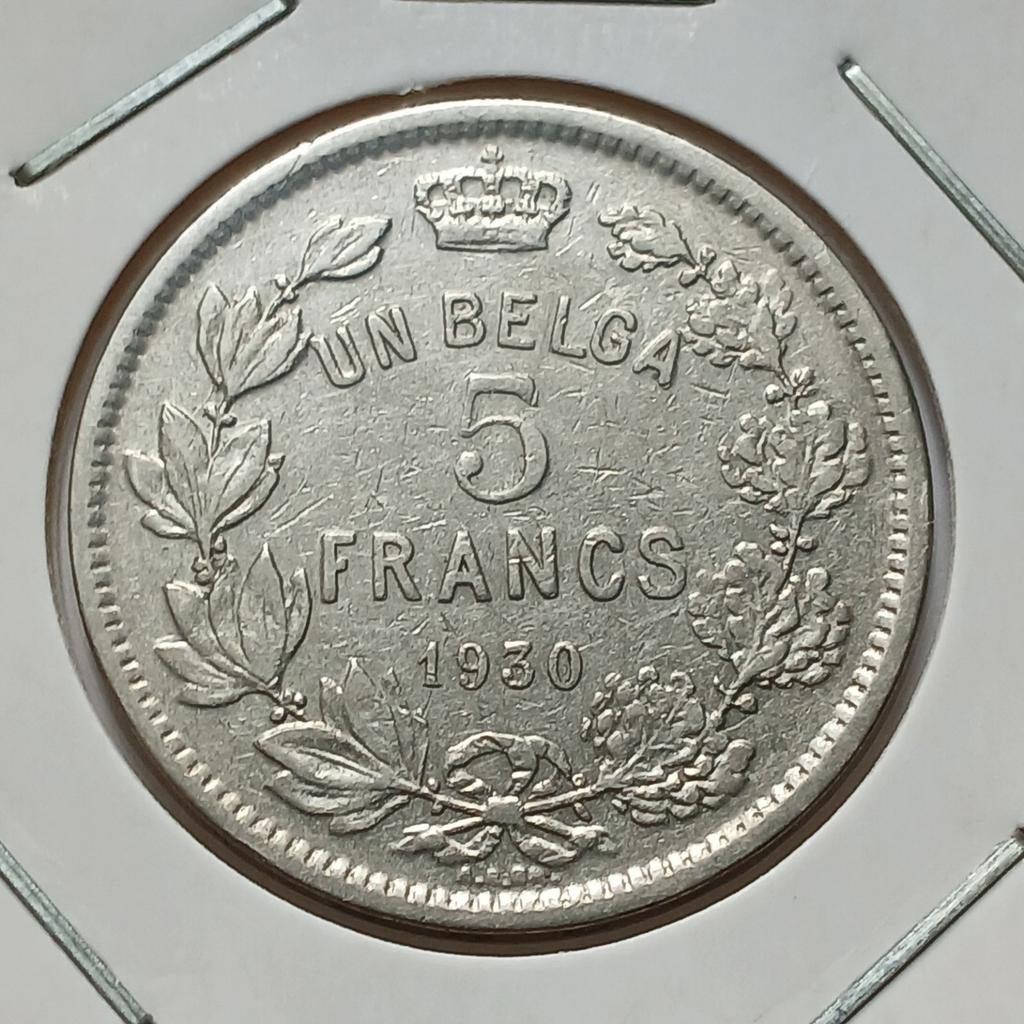5 francs/un Belga 1930, Enlèvement ou Envoi