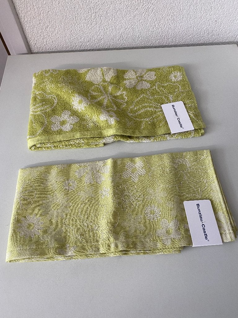 Keukentextielset Flowerbed, Katoen, Overige kleuren, Overige typen, Nieuw